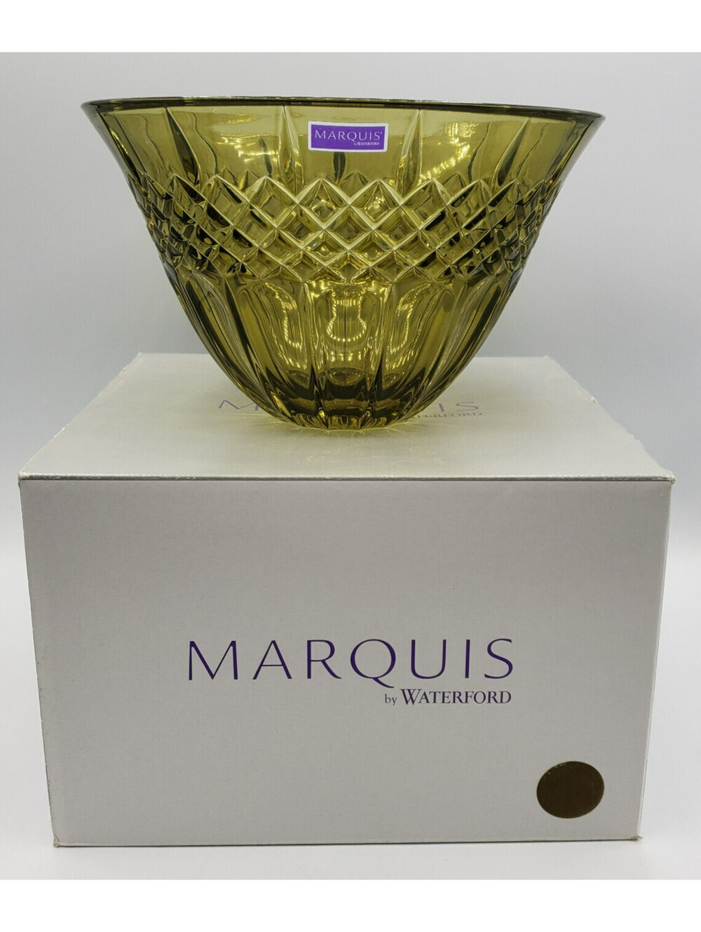 Waterford Marquis Lead Crystal Shelton Olive Bowl 8" #40018302 New Open Box